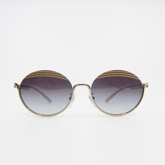 Bvlgari 6119 278/8G 54mm Round Semi Rimless Gold, New Women\'s Sunglasses. main image 7